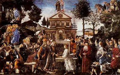 Temptations of Christ Sandro Botticelli